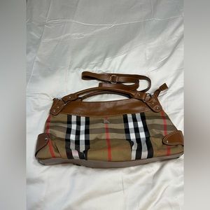 Hobo Check Bag W/Removable Strap